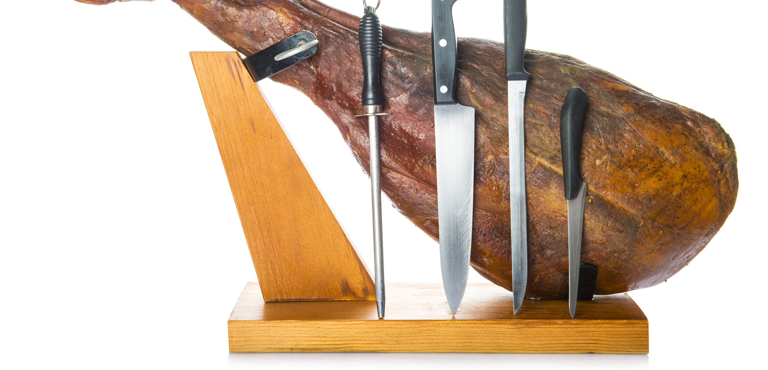 Los mejores cuchillos jamoneros para cortar jamón ibérico